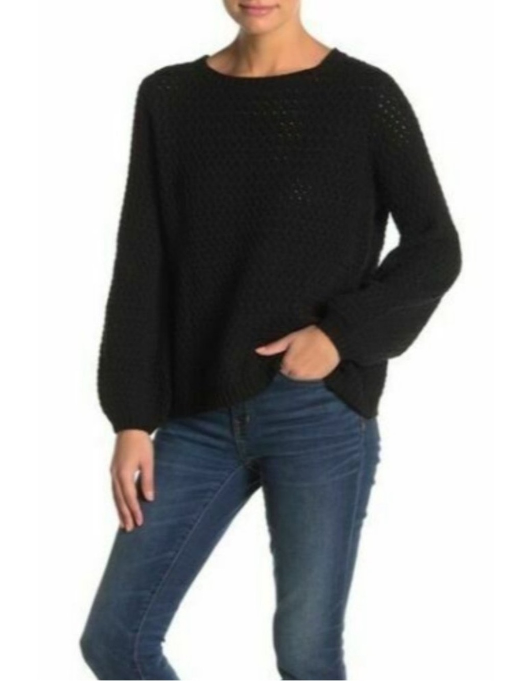 🎁 14th & Union Popcorn Knit Sweater L NWOT